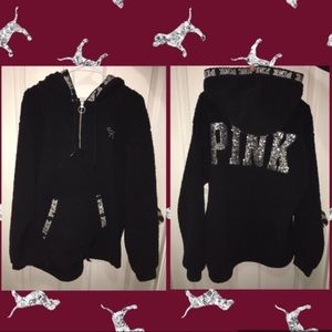 BIG SALE! Bling Sherpa Quarterzip Pullover